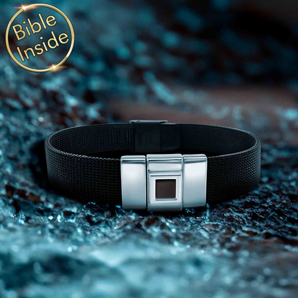 Bible Verse Bracelets With Sleek Silver Design From My Nano Jewelry