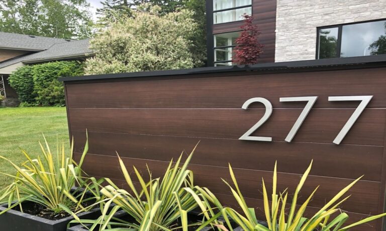 The evolution of personalized house numbers and their unique appeal